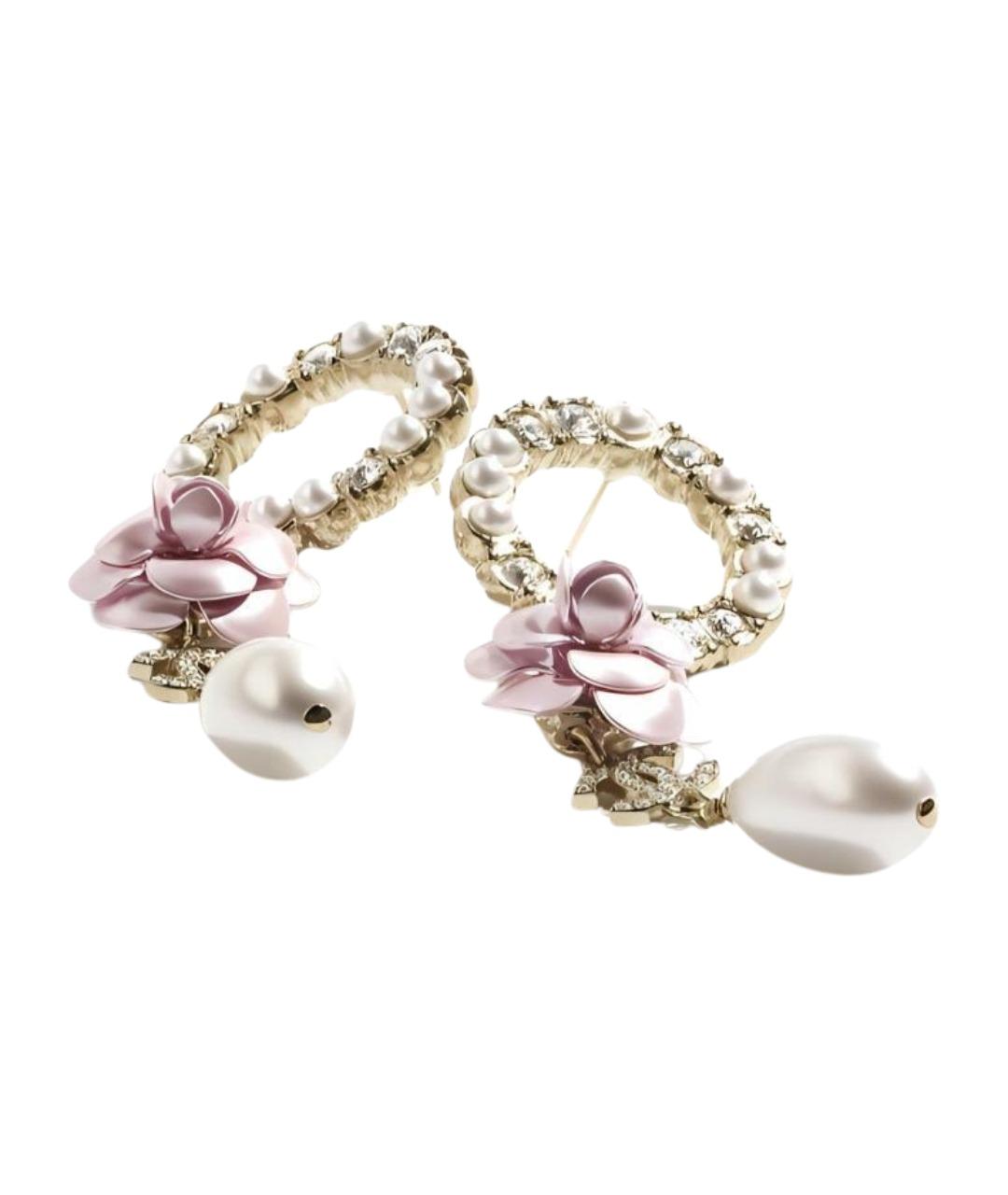 CHANEL Золотые серьги, фото 2