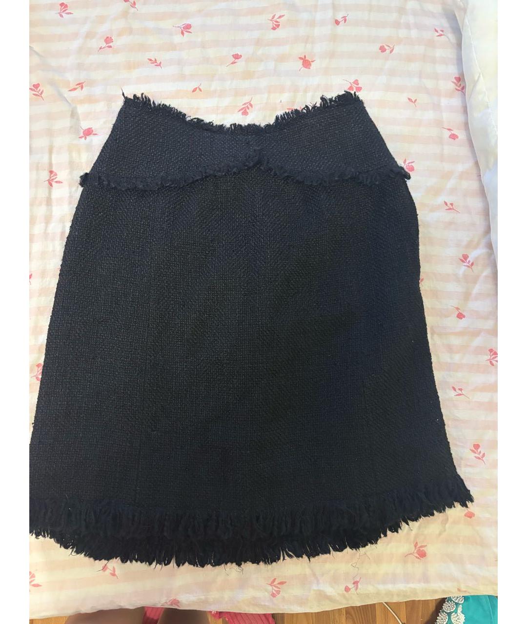 CHANEL Черная юбка миди, фото 4