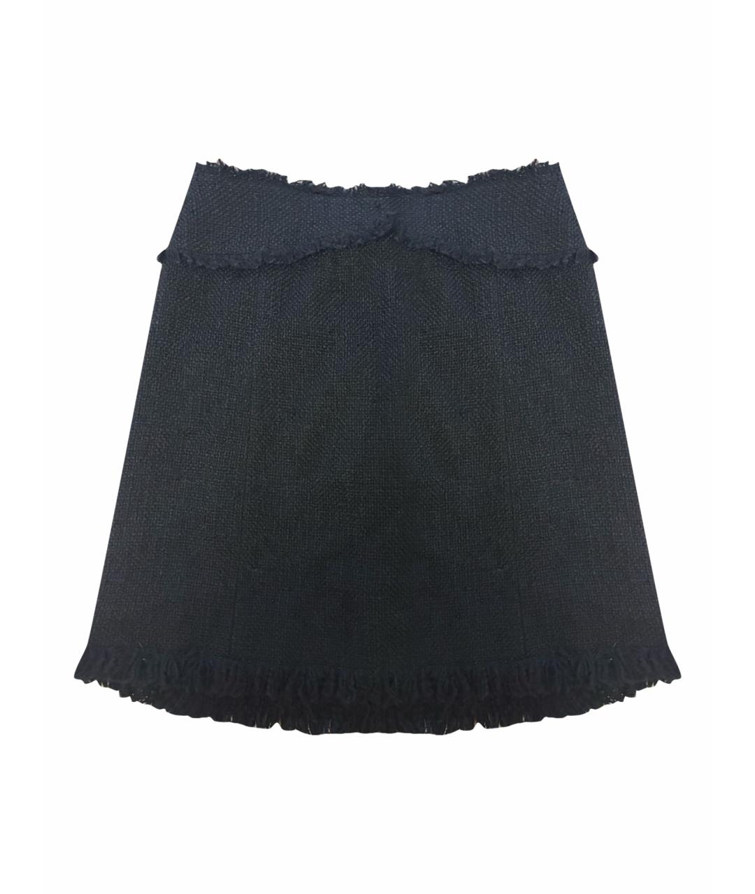 CHANEL Черная юбка миди, фото 1