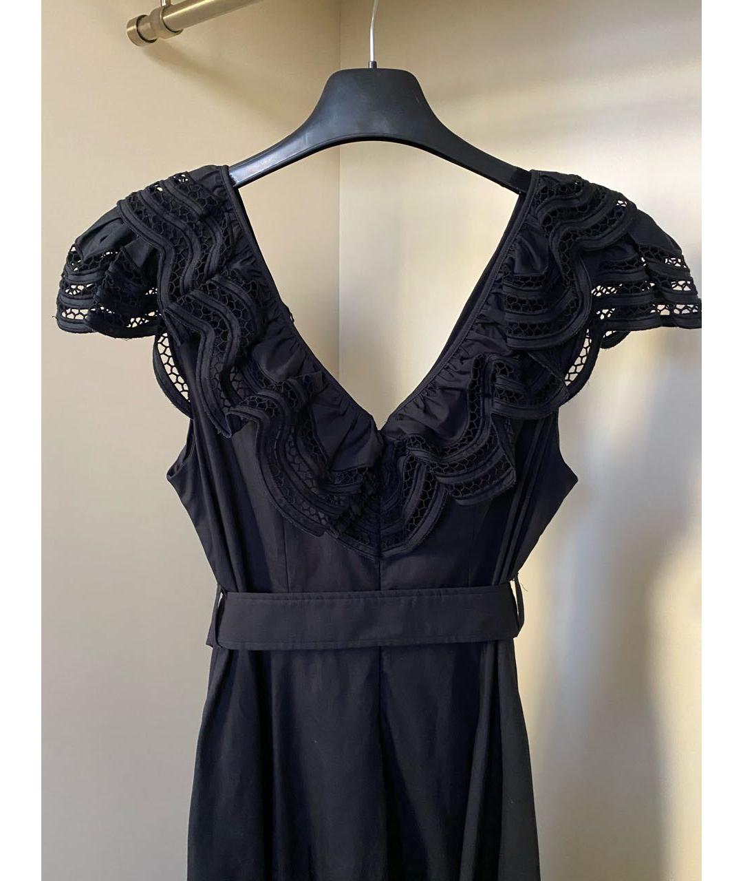P.A.R.O.S.H. Черное хлопковое коктейльное платье, фото 7