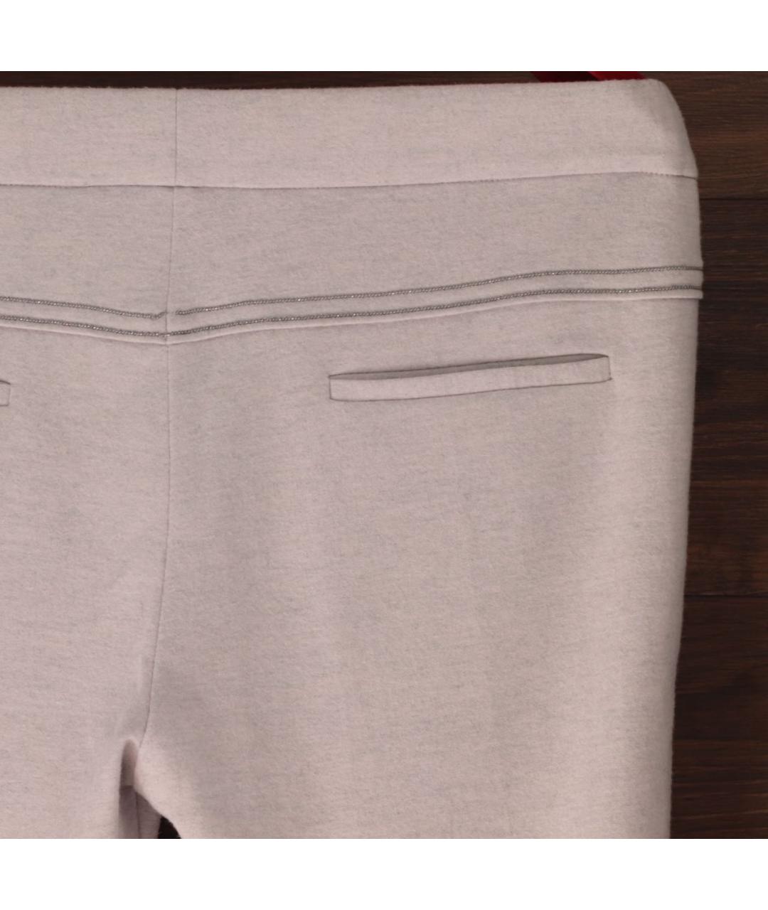 BRUNELLO CUCINELLI Кашемировые прямые брюки, фото 6