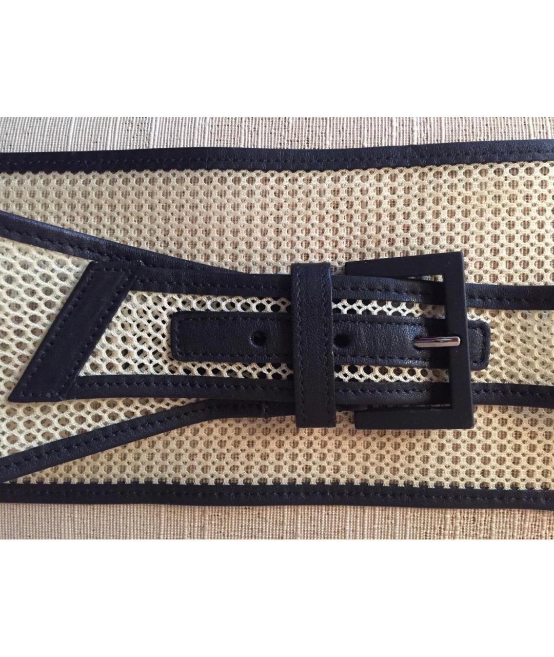 FENDI Бежевый ремень, фото 4