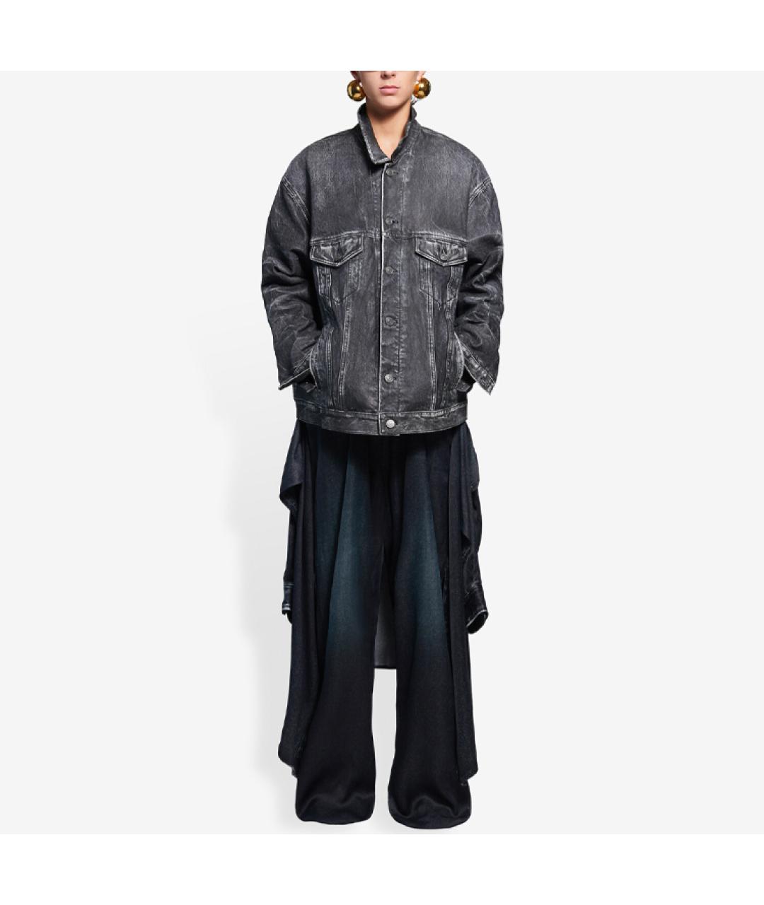 BALENCIAGA Черная куртка, фото 3