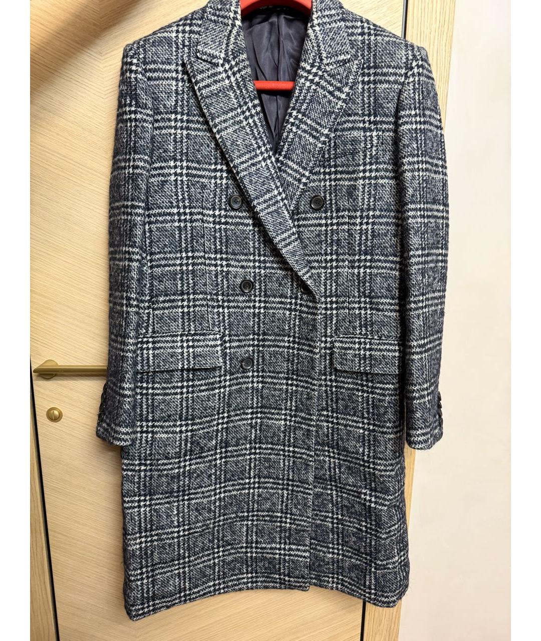 BALLY Серое шерстяное пальто, фото 9