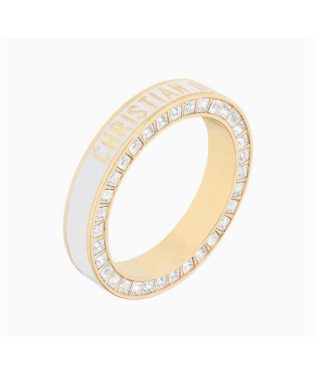 CHRISTIAN DIOR Золотое металлическое кольцо, фото 2