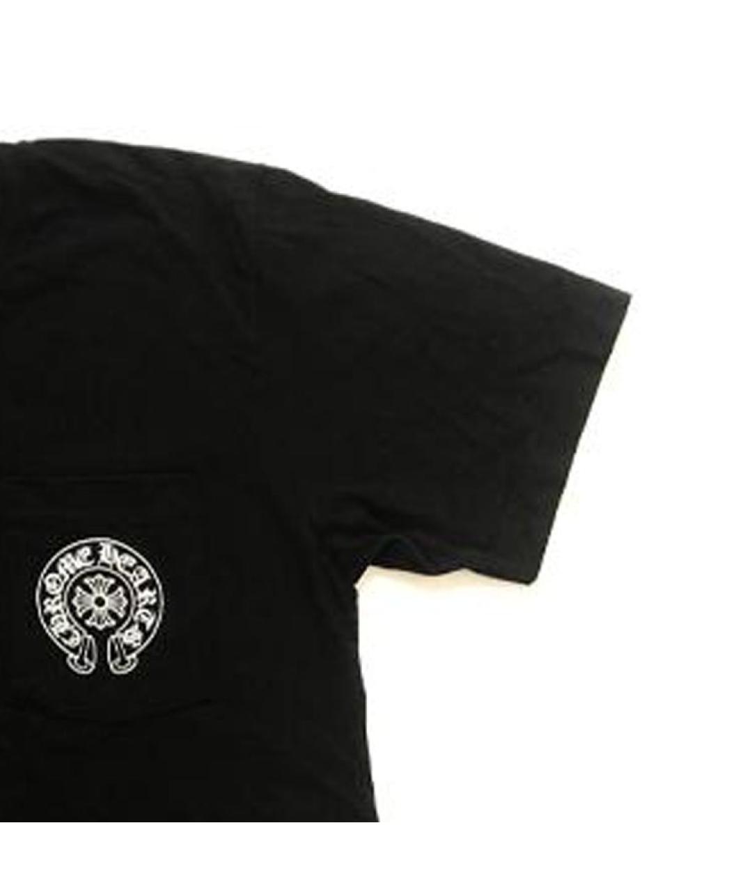 CHROME HEARTS Черная футболка, фото 4