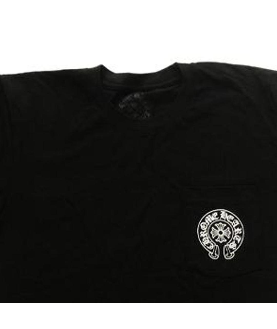 CHROME HEARTS Черная футболка, фото 3