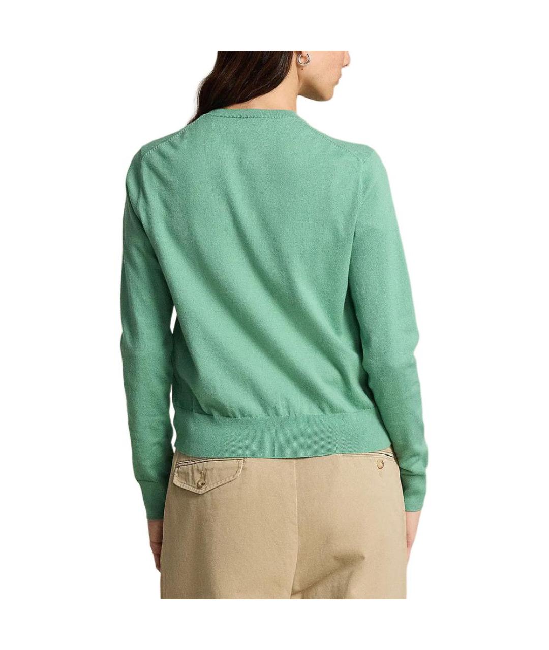 POLO RALPH LAUREN Зеленый кардиган, фото 4