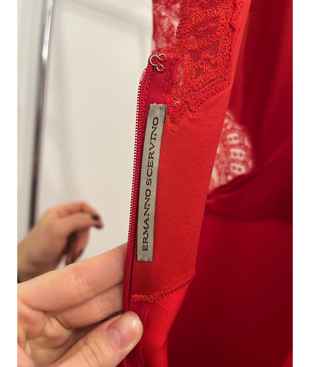 ERMANNO SCERVINO Красное вечернее платье, фото 4