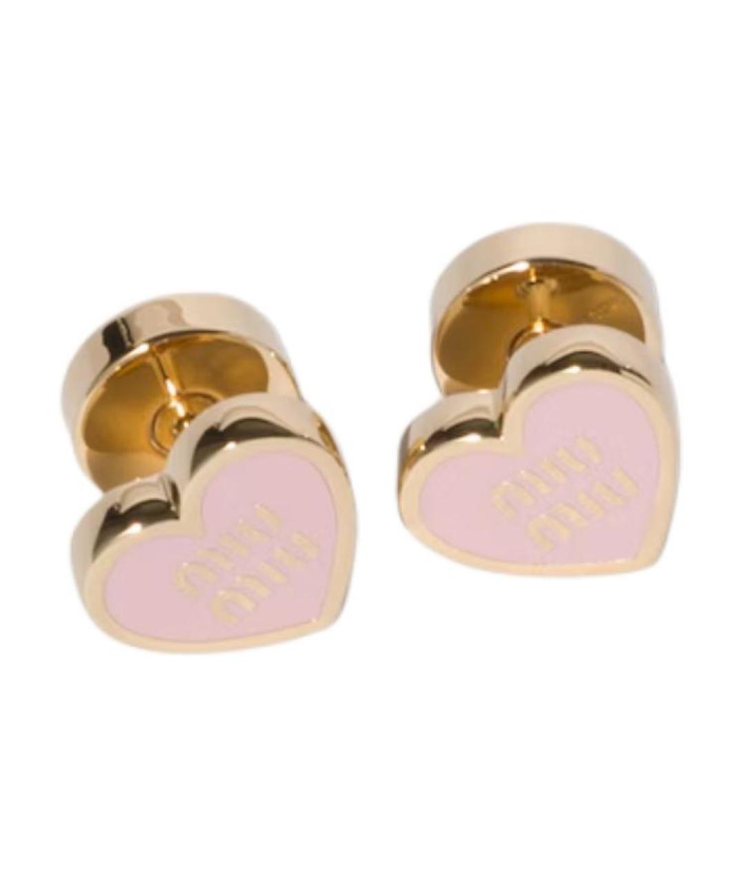 MIU MIU Золотые серьги, фото 1