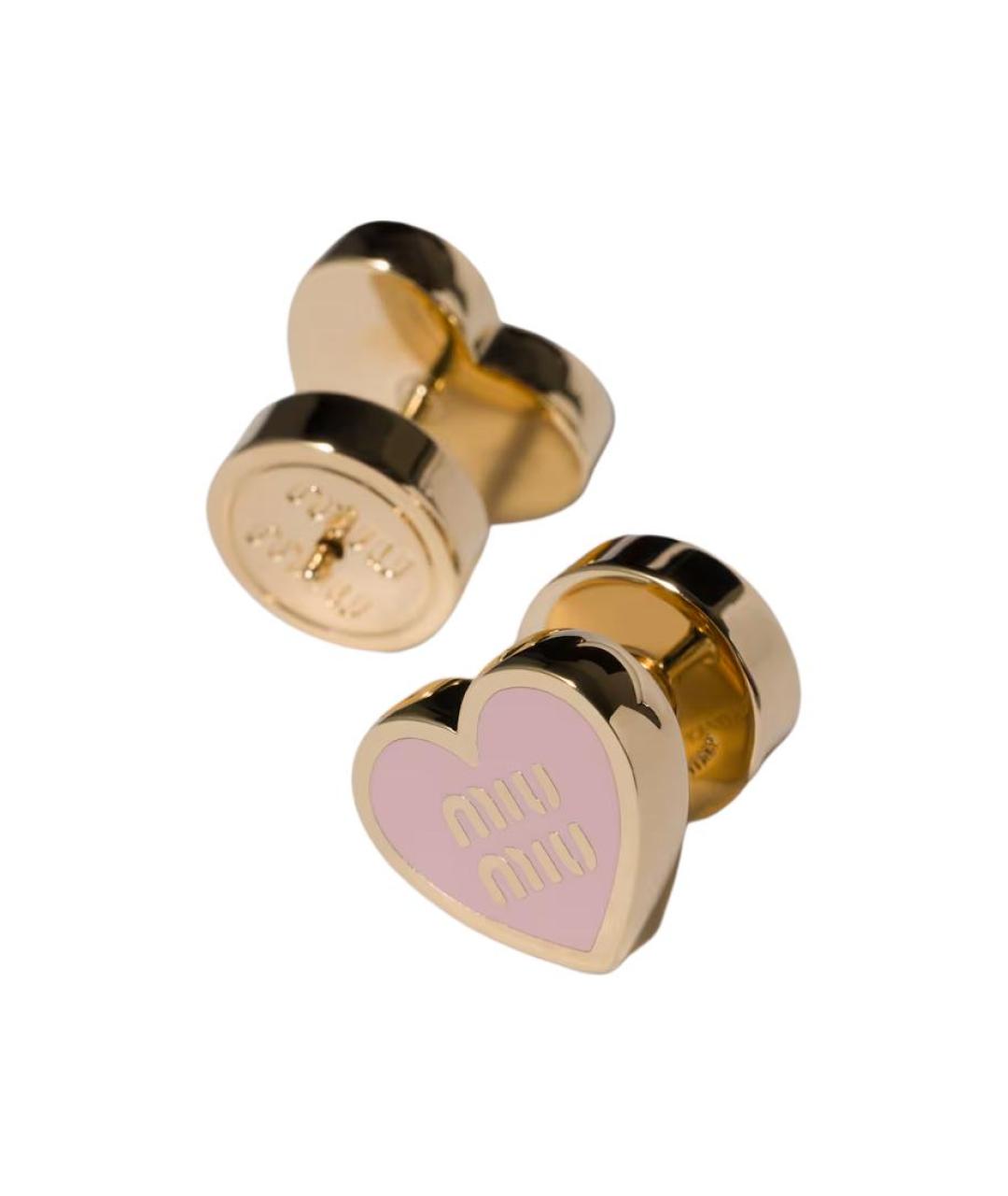 MIU MIU Золотые серьги, фото 2