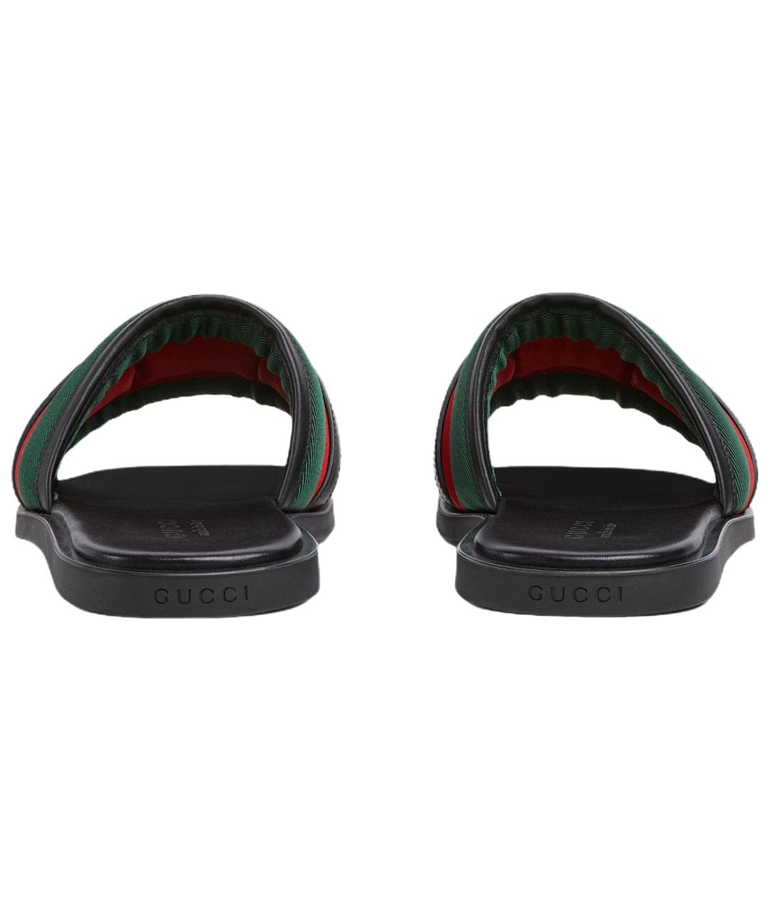 GUCCI Зеленые шлепанцы, фото 5