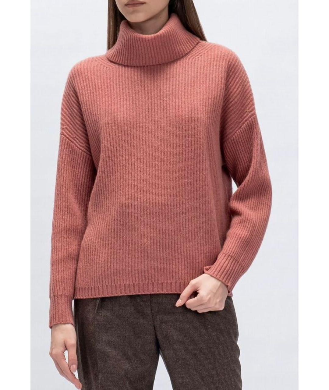 WEEKEND MAX MARA Розовый кашемировый джемпер / свитер, фото 6