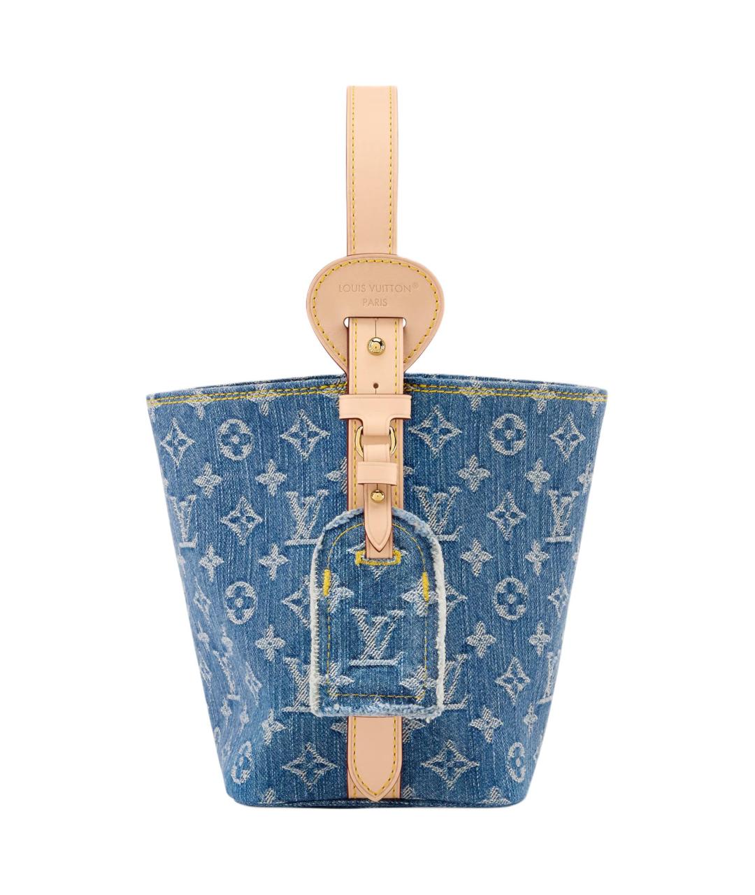 LOUIS VUITTON Синяя сумка через плечо, фото 3