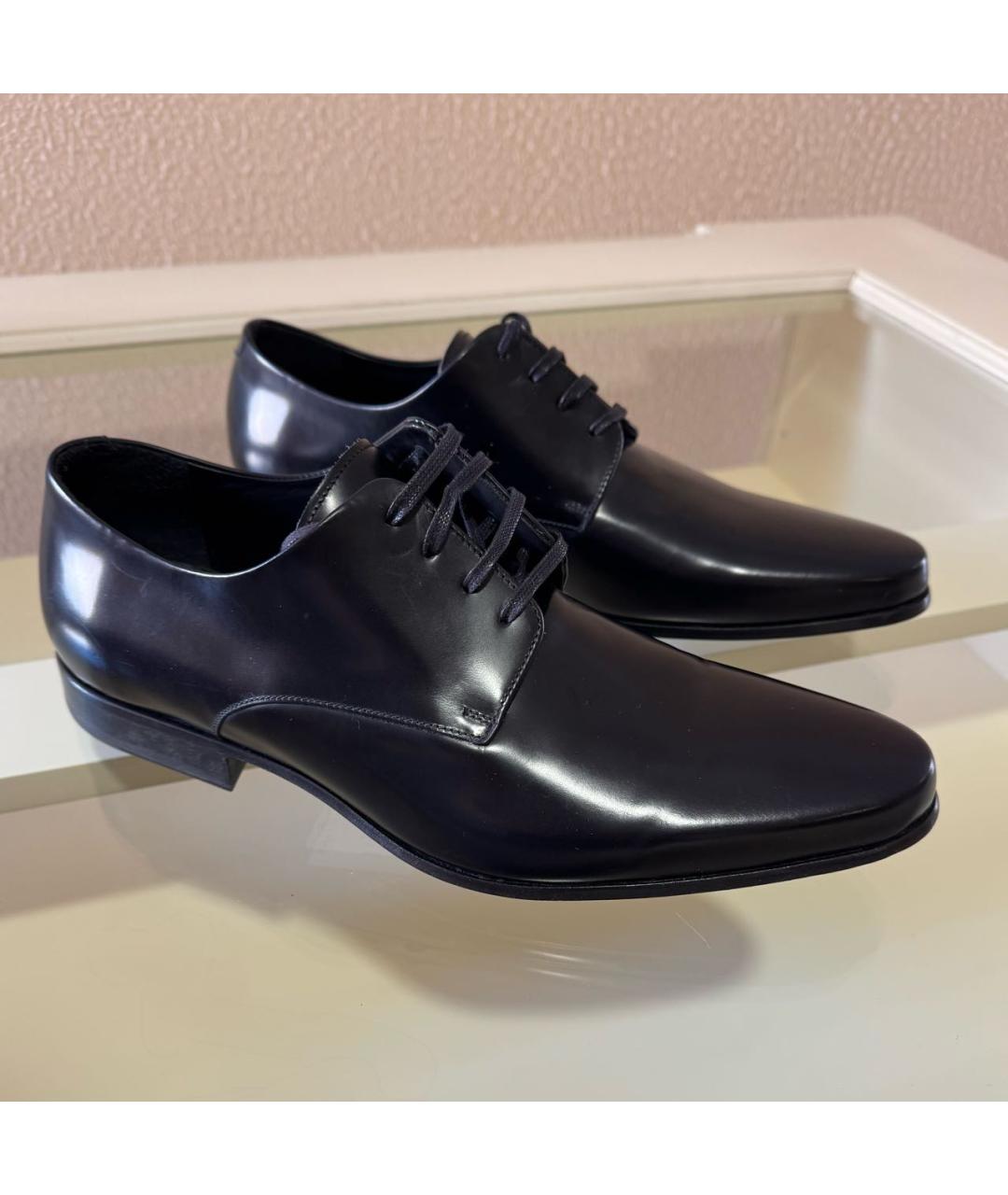 KENZO Черные кожаные туфли, фото 3