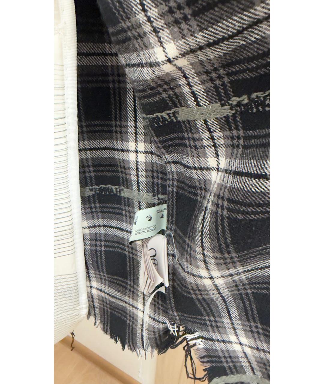 OFF-WHITE Серая хлопковая рубашка, фото 6