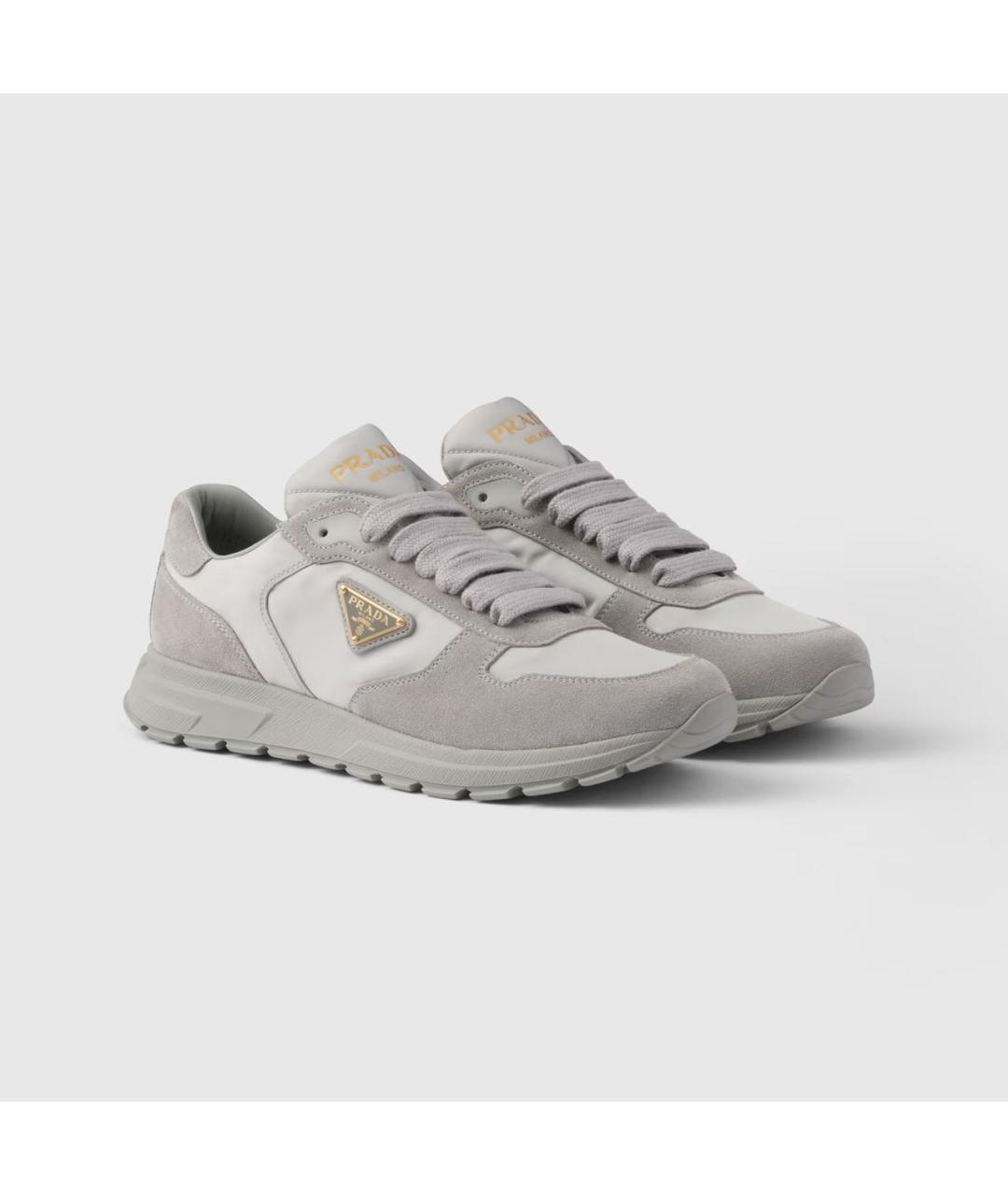 PRADA Серые кроссовки, фото 2