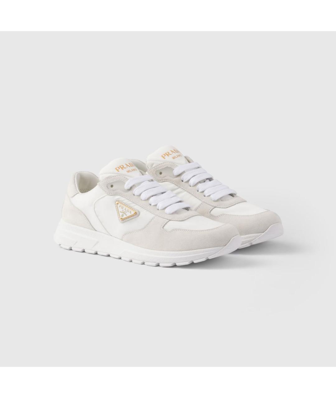 PRADA Белые кроссовки, фото 2
