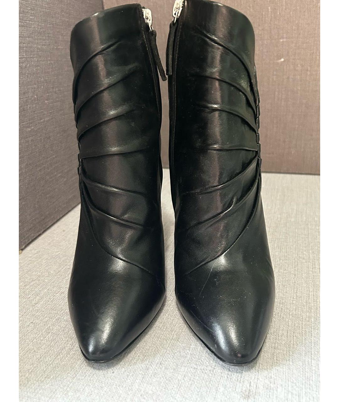 GIUSEPPE ZANOTTI DESIGN Черные кожаные ботильоны, фото 2