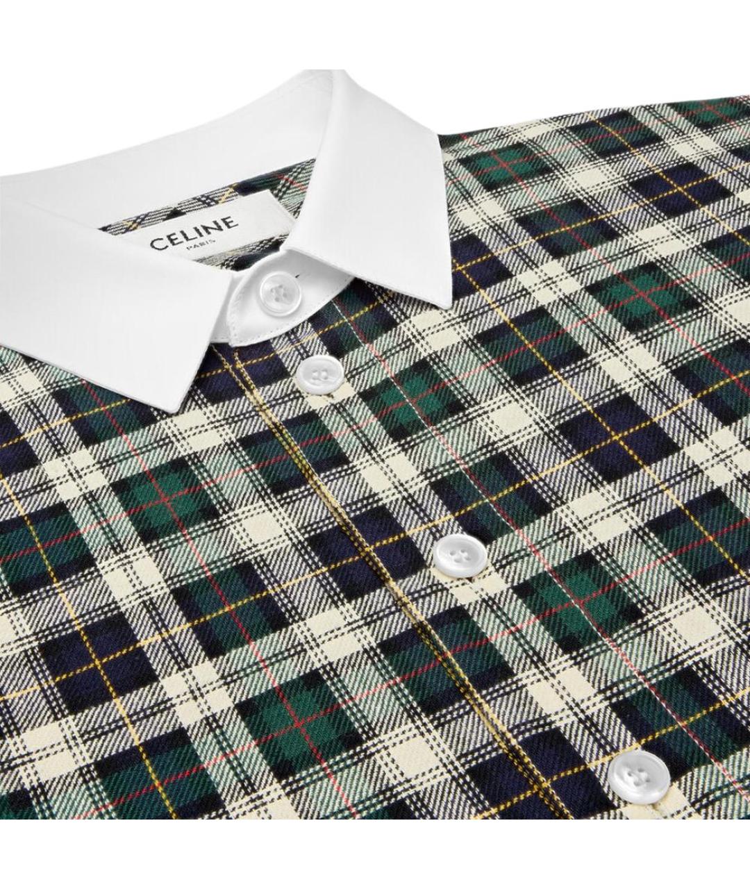 CELINE Зеленая рубашка, фото 3