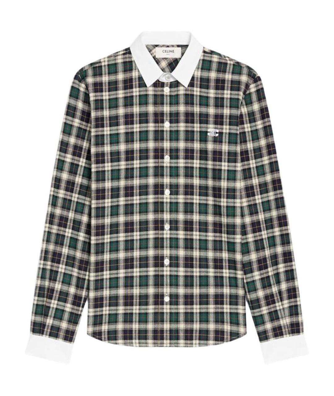 CELINE Зеленая рубашка, фото 1