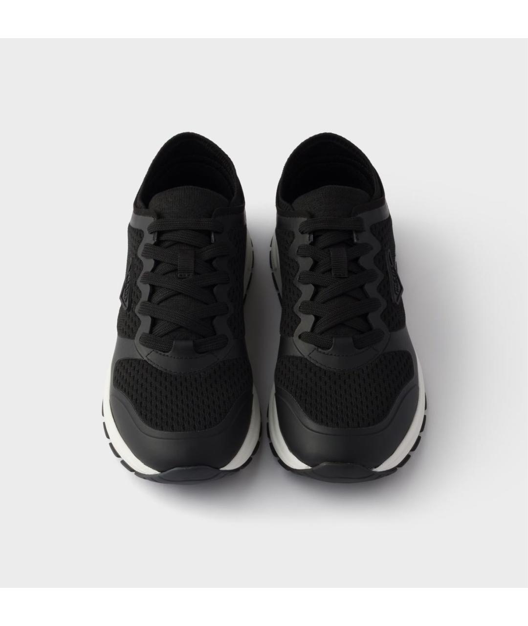 PRADA Черные замшевые кроссовки, фото 3