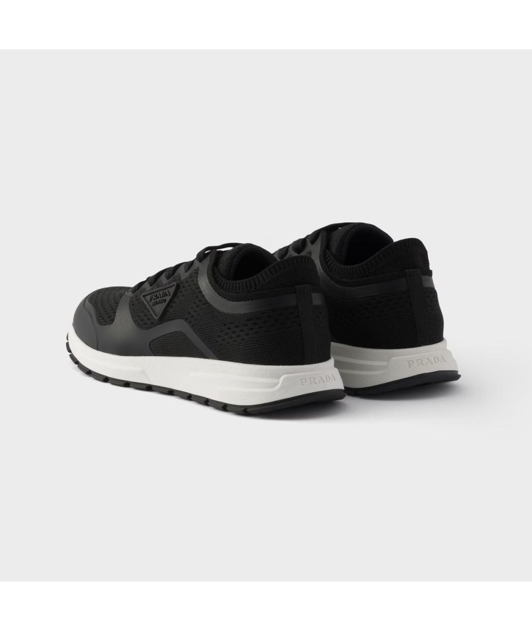 PRADA Черные замшевые кроссовки, фото 4
