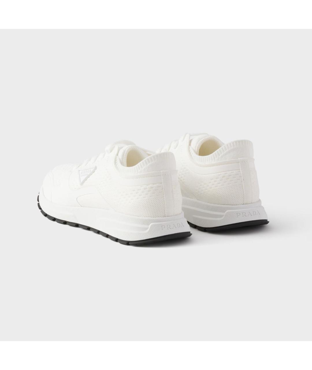 PRADA Белые кроссовки, фото 4