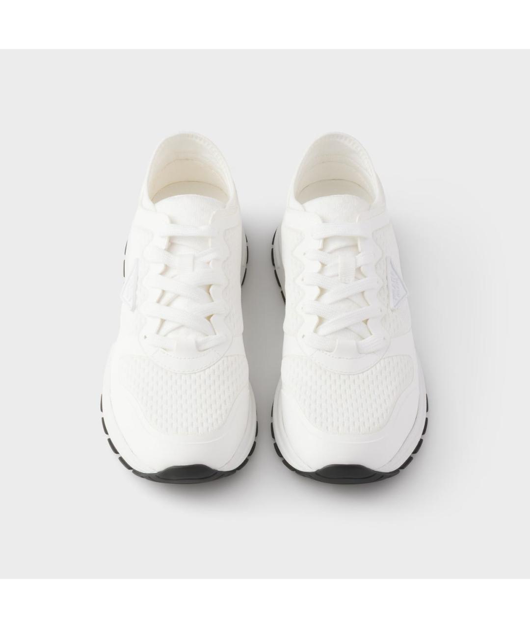 PRADA Белые кроссовки, фото 3