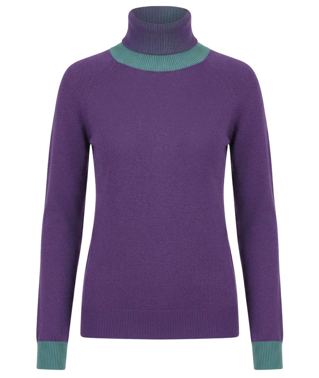 ETRO Фиолетовая шерстяная водолазка, фото 1