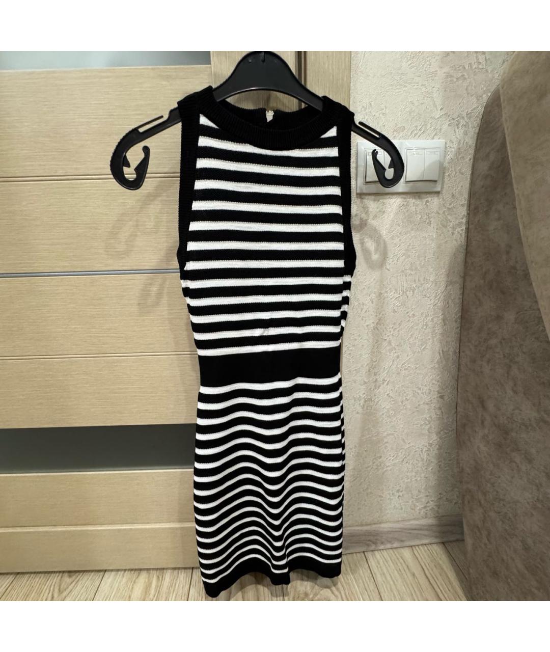 BALMAIN Черное вискозное повседневное платье, фото 6