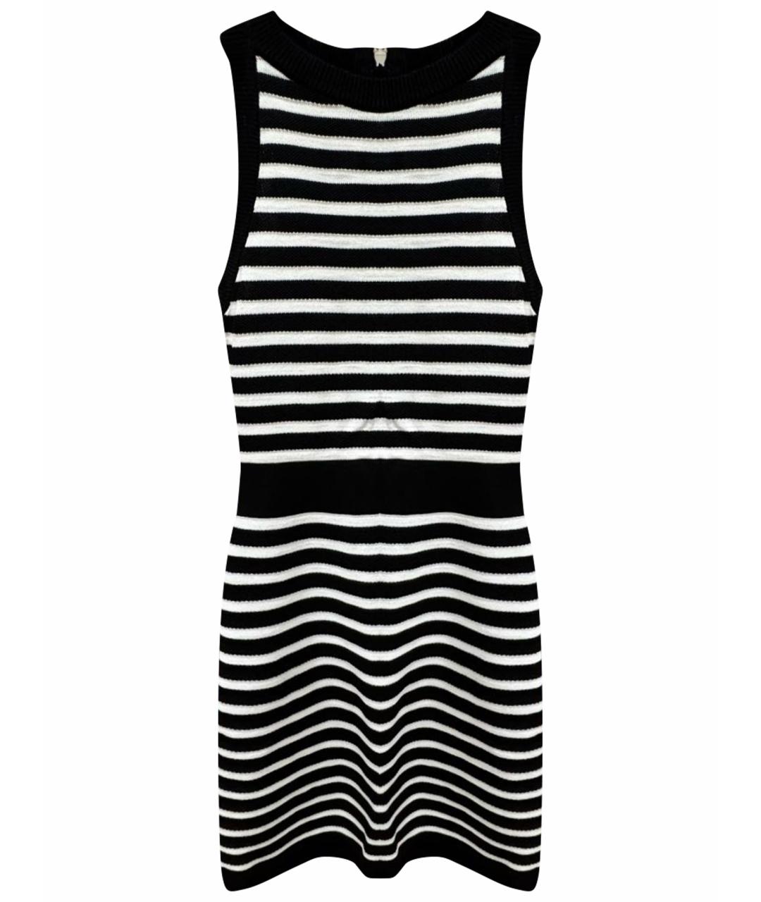 BALMAIN Черное вискозное повседневное платье, фото 1