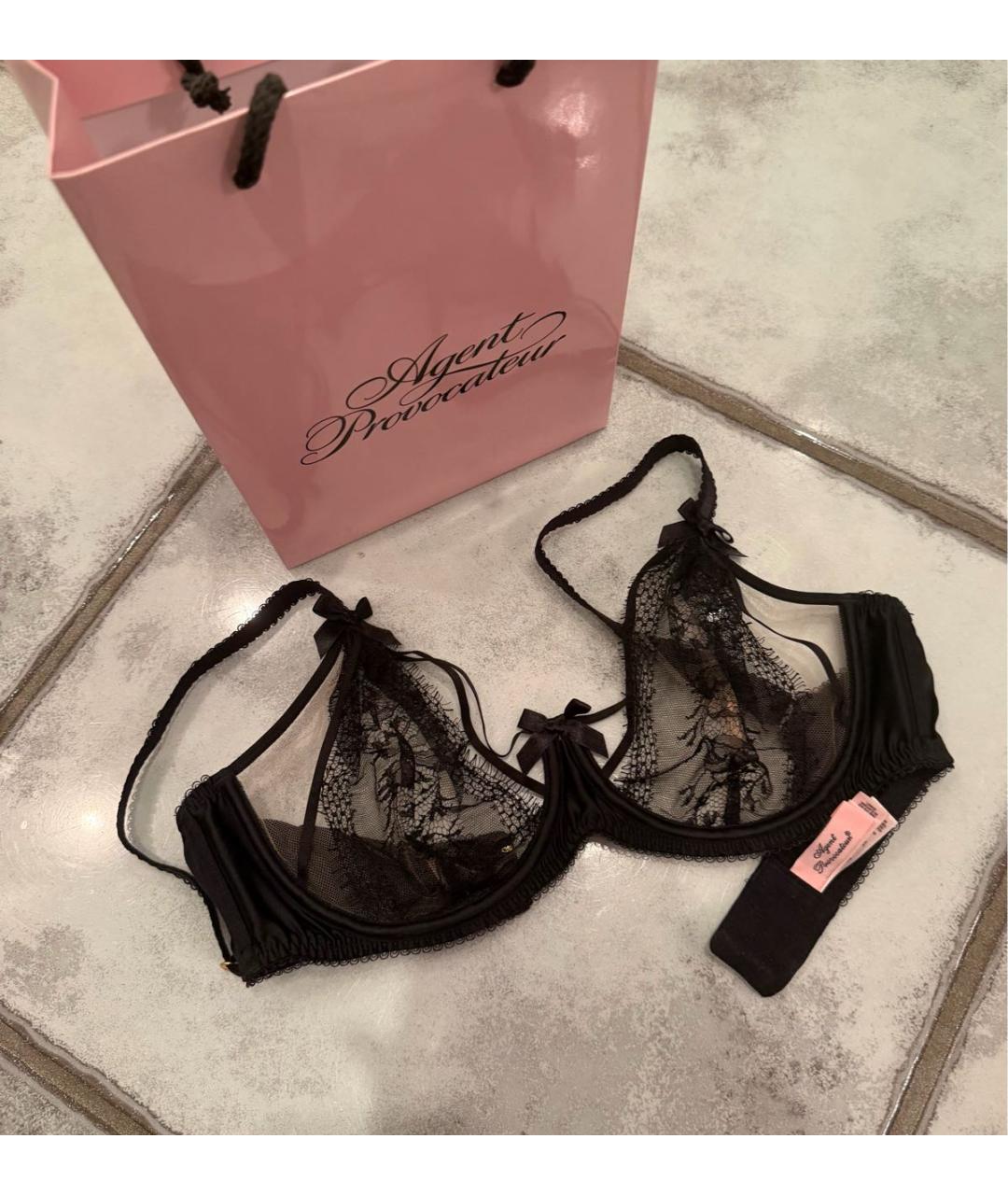 AGENT PROVOCATEUR Черный бюстгалтеры, фото 5