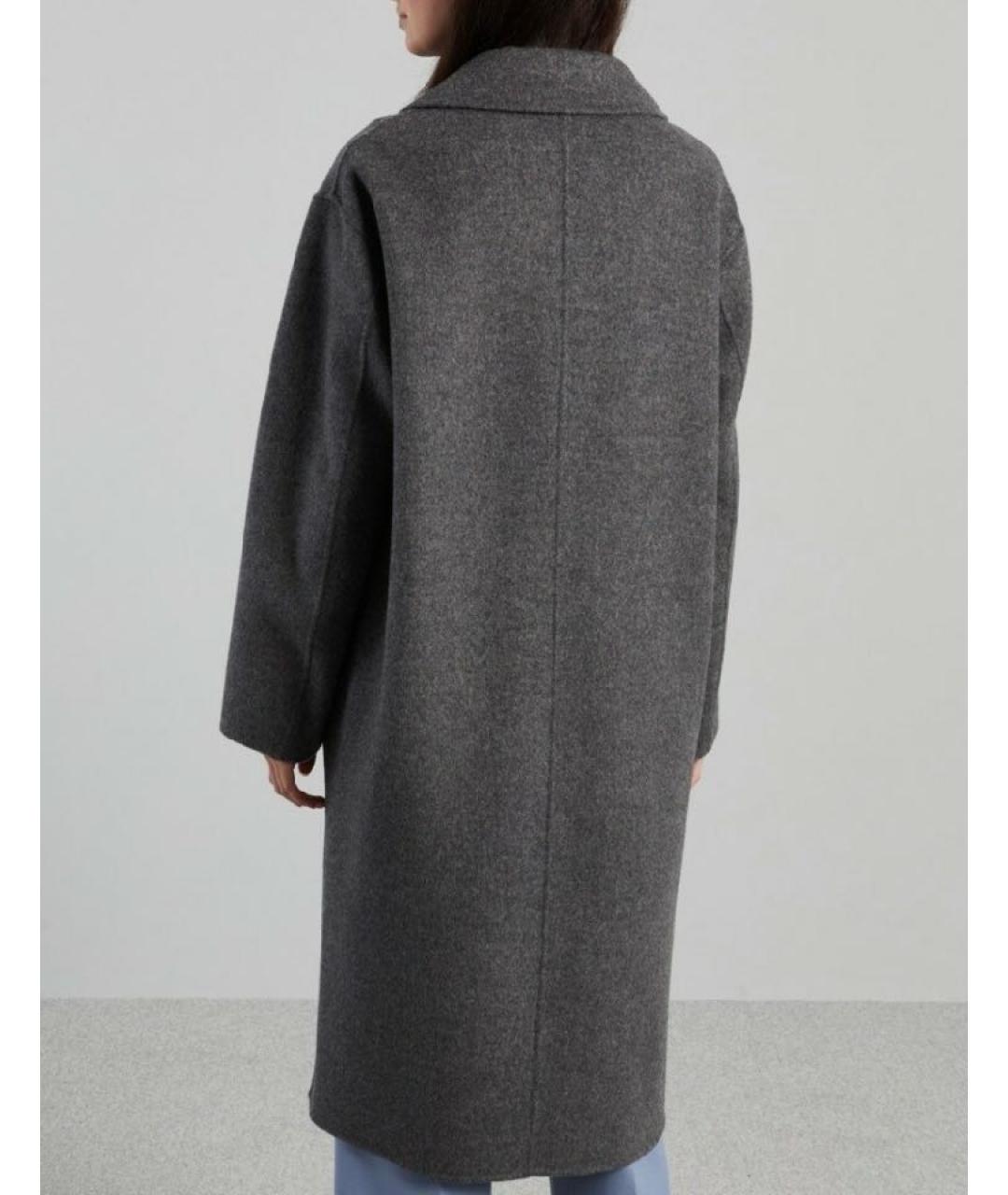 'S MAX MARA Серое шерстяное пальто, фото 8
