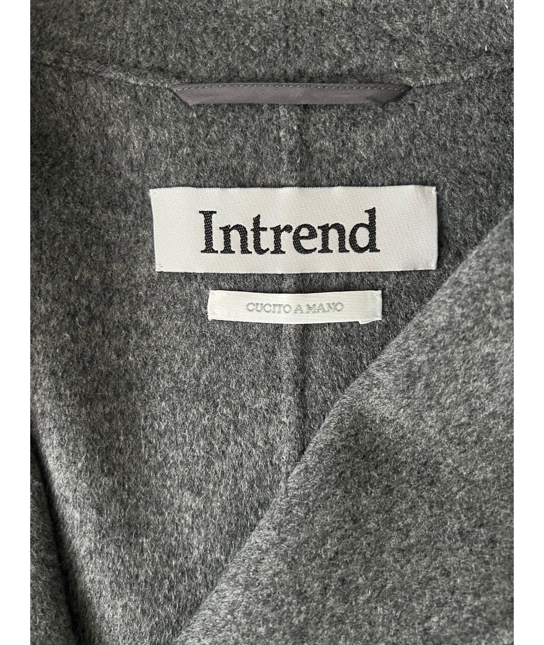 'S MAX MARA Серое шерстяное пальто, фото 4