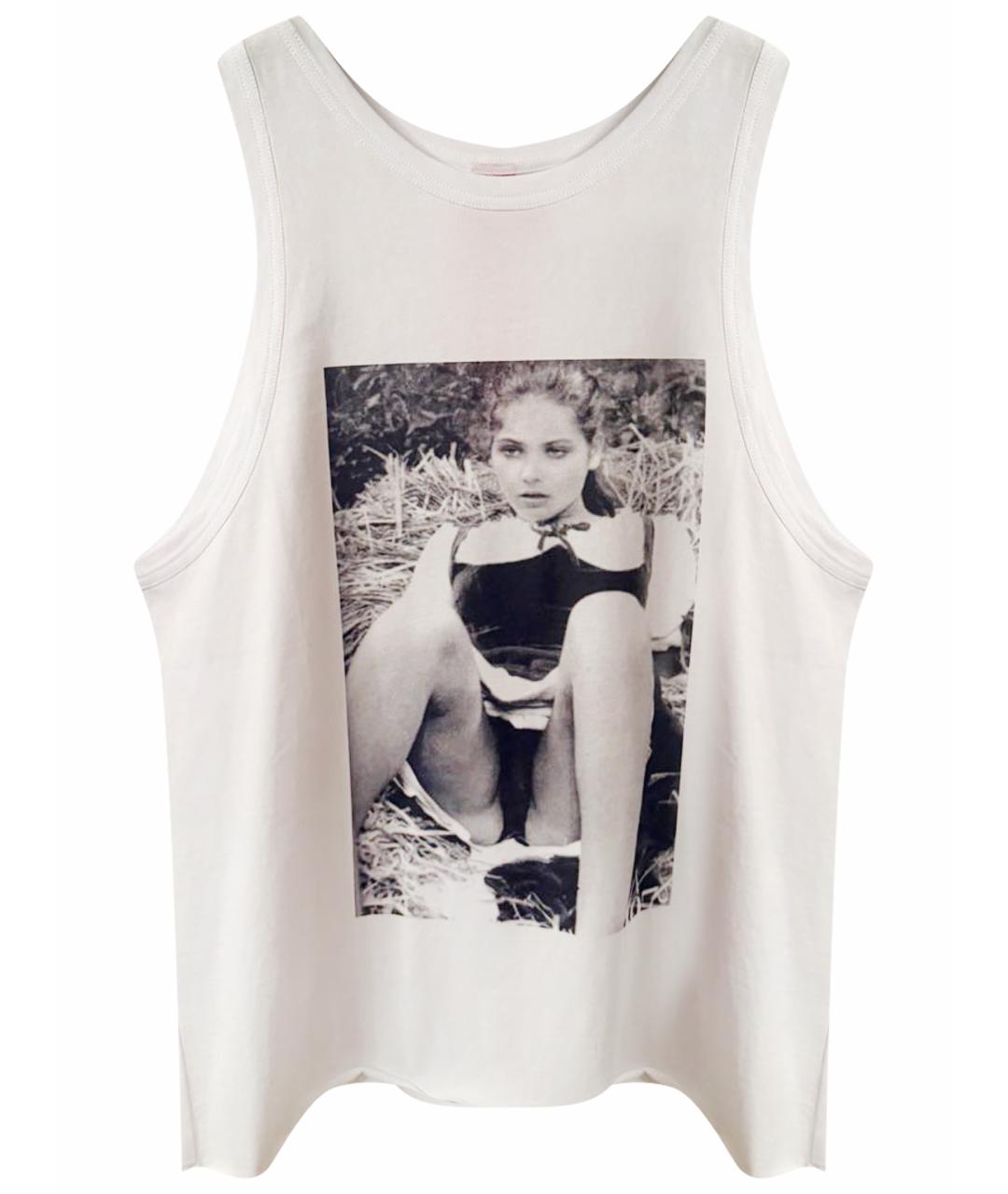 404NOTFOUND Белая хлопковая майка, фото 1