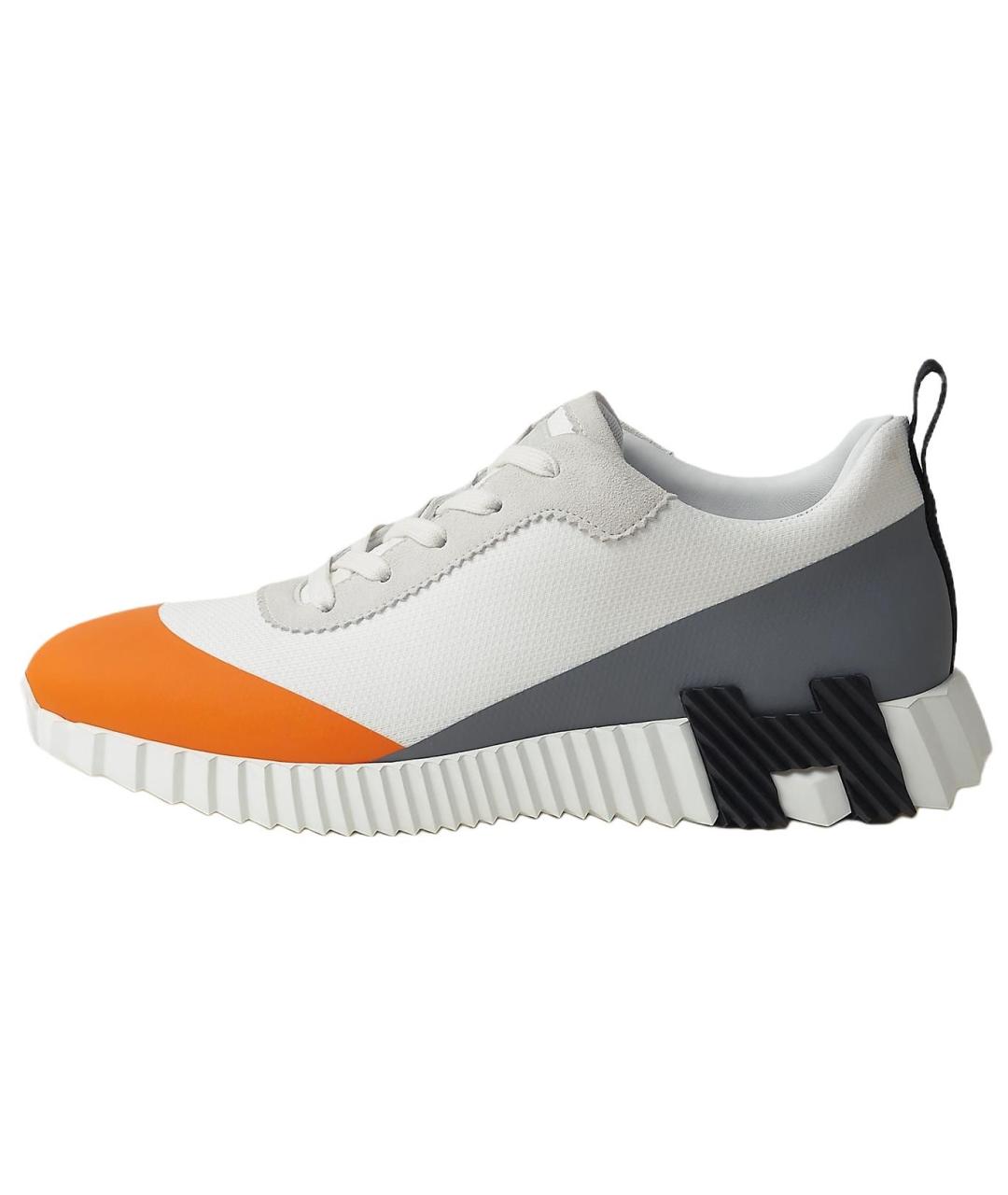 HERMES Белые низкие кроссовки / кеды, фото 2