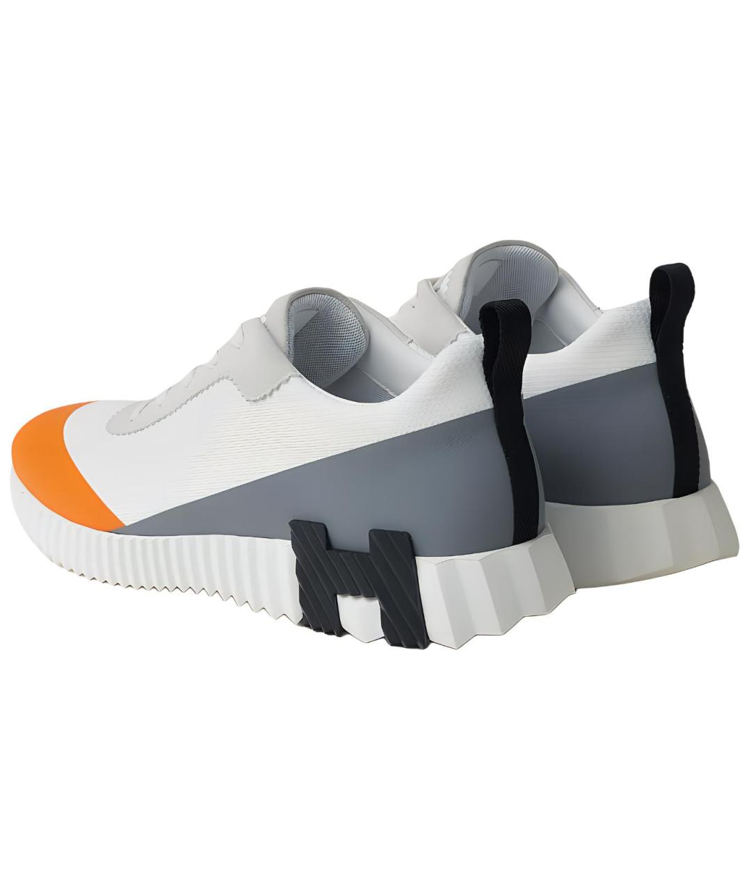 HERMES Белые низкие кроссовки / кеды, фото 3