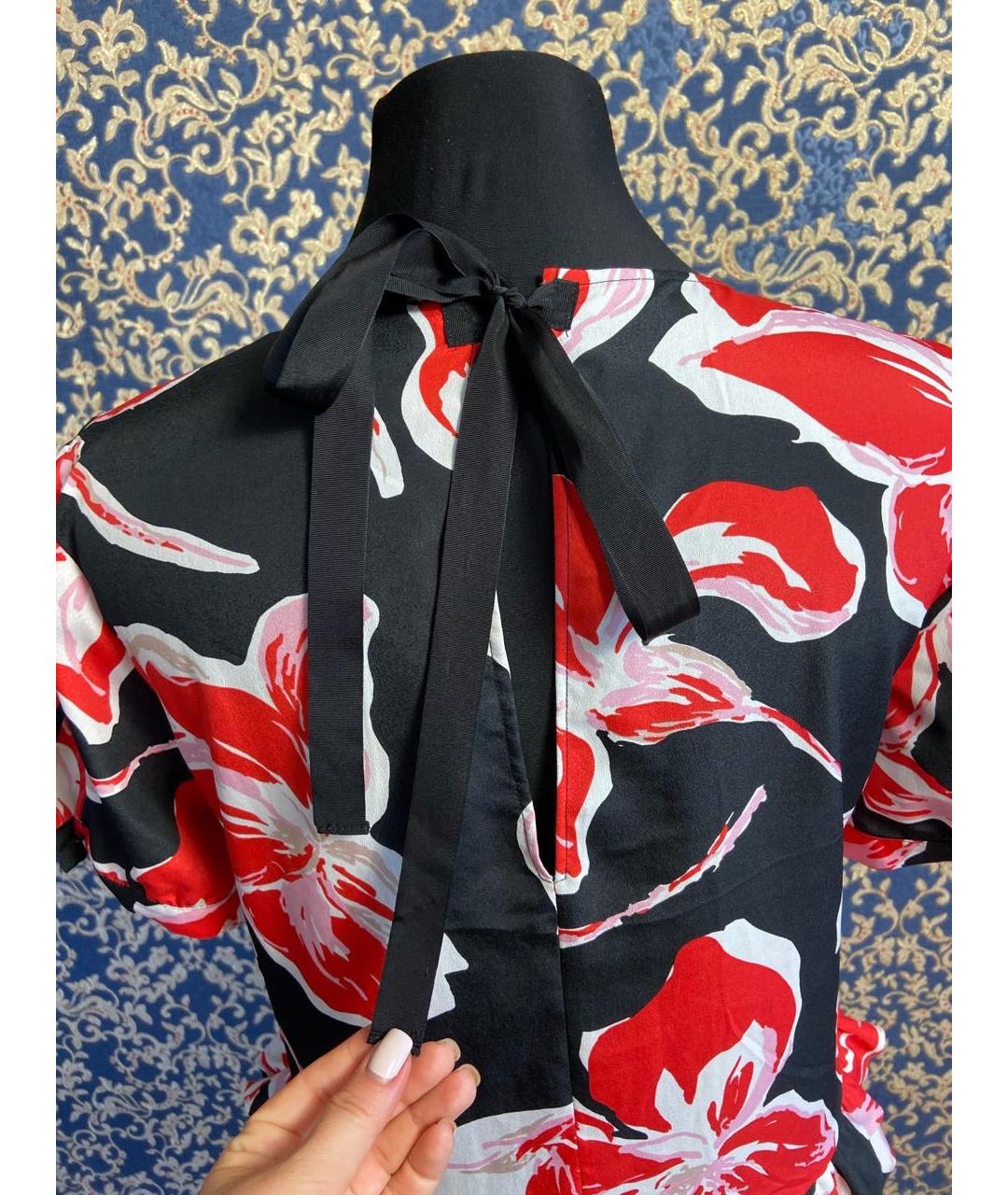 LIU JO Красное полиэстеровое повседневное платье, фото 3