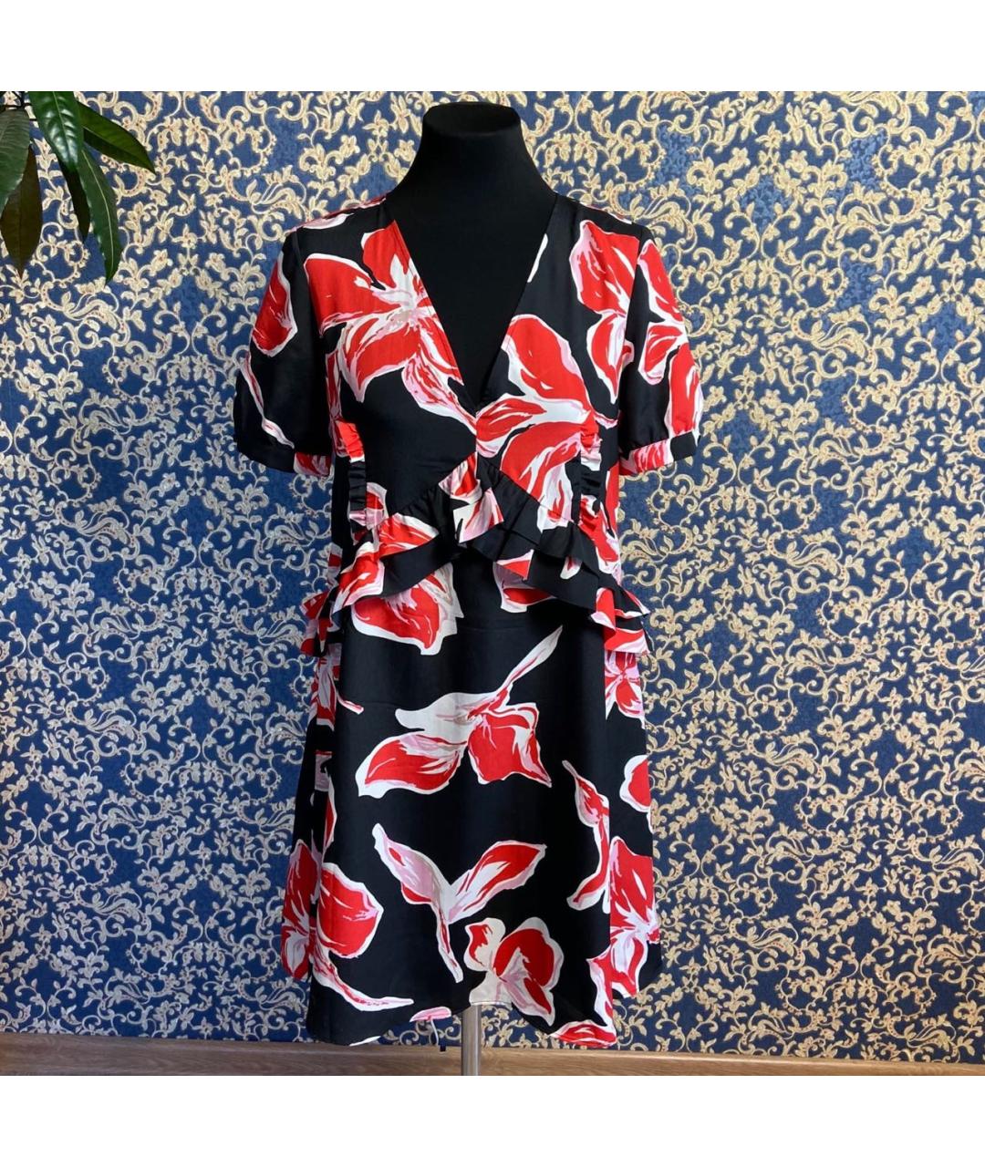 LIU JO Красное полиэстеровое повседневное платье, фото 9