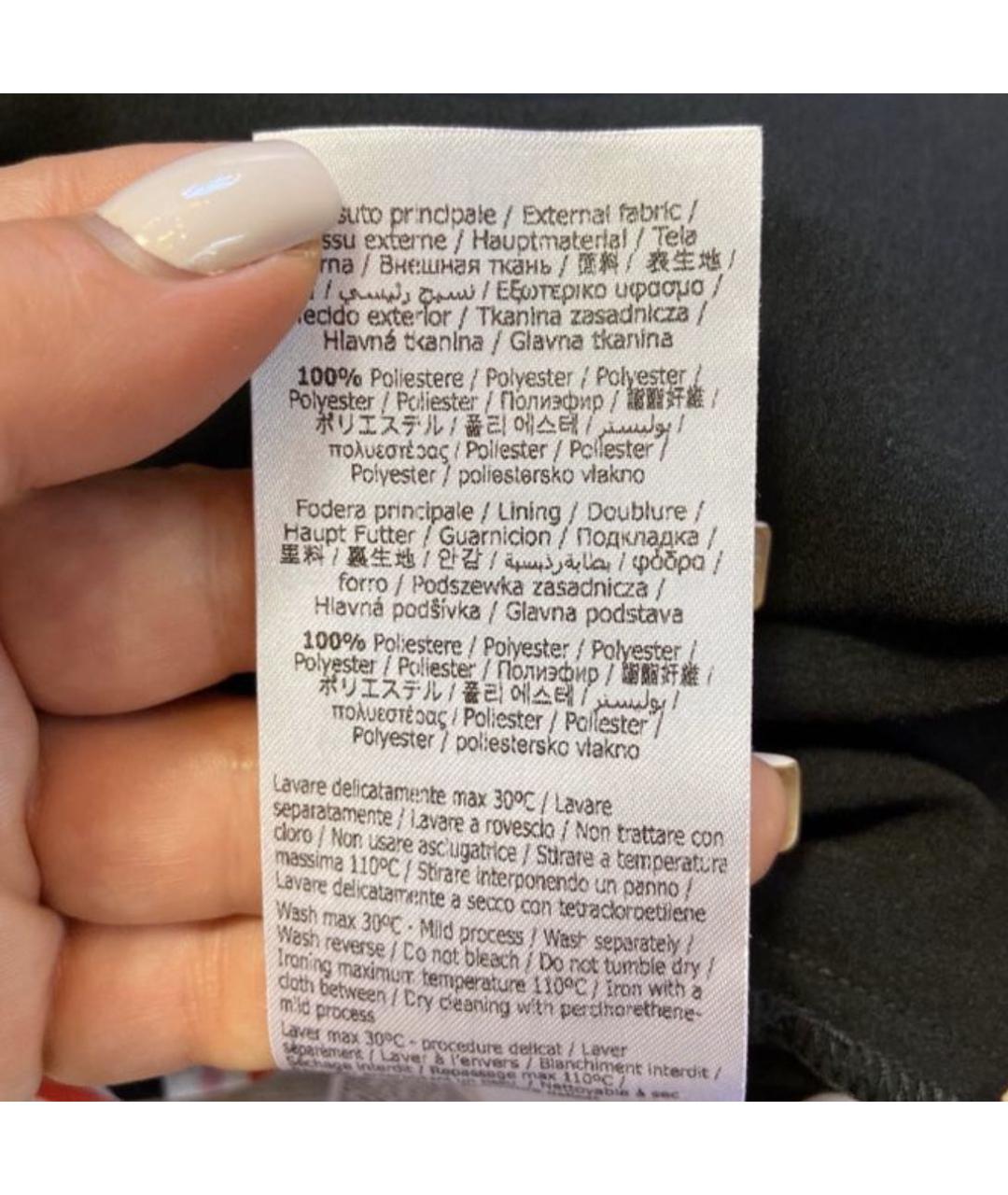 LIU JO Красное полиэстеровое повседневное платье, фото 6