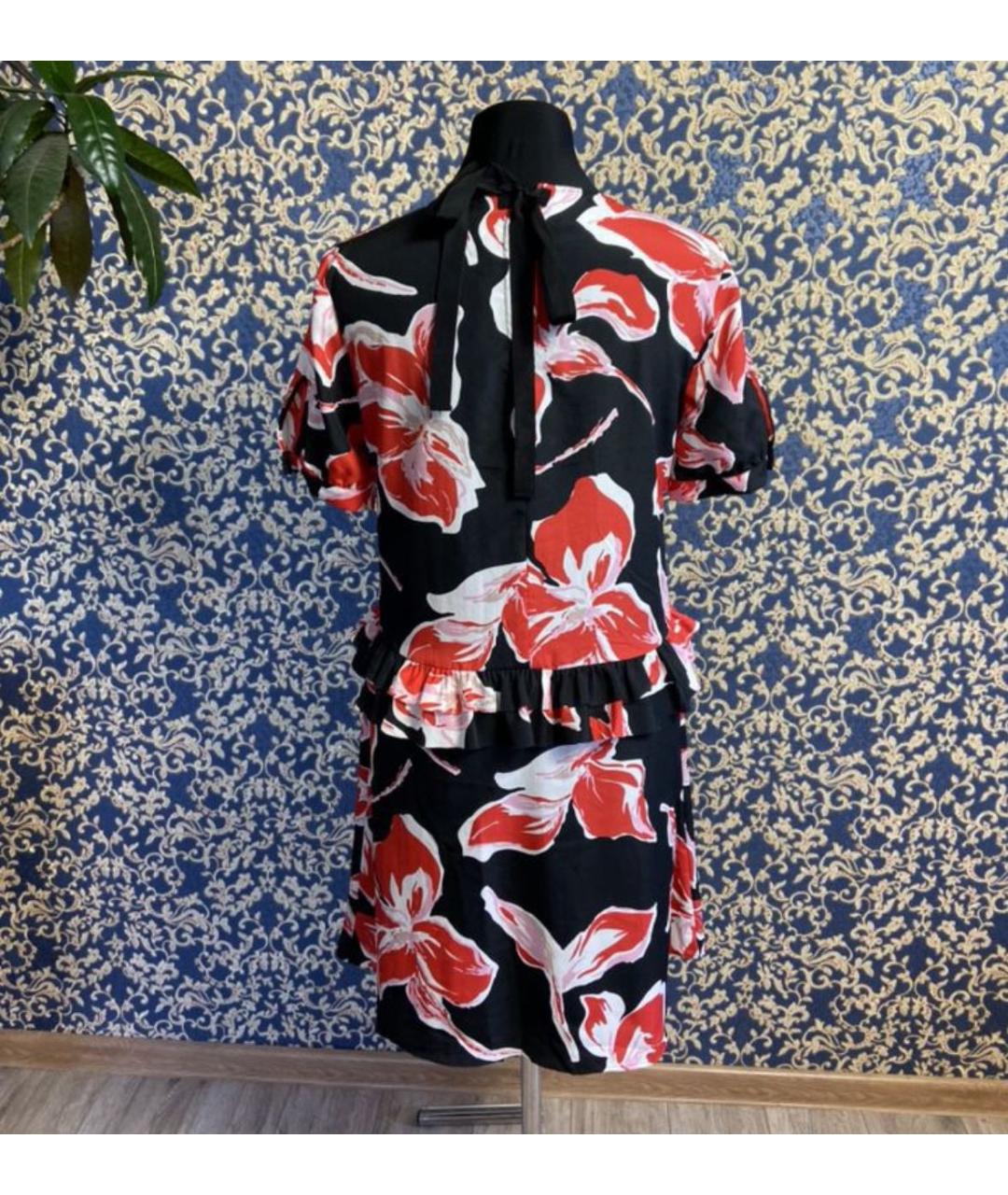 LIU JO Красное полиэстеровое повседневное платье, фото 2