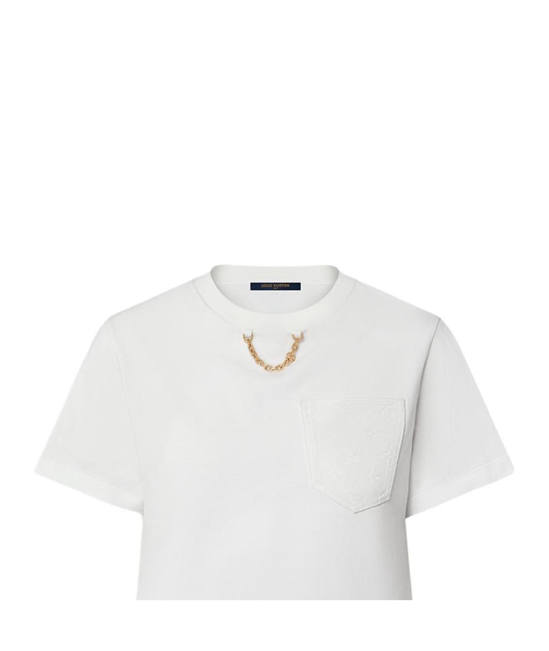 LOUIS VUITTON Белая футболка, фото 4
