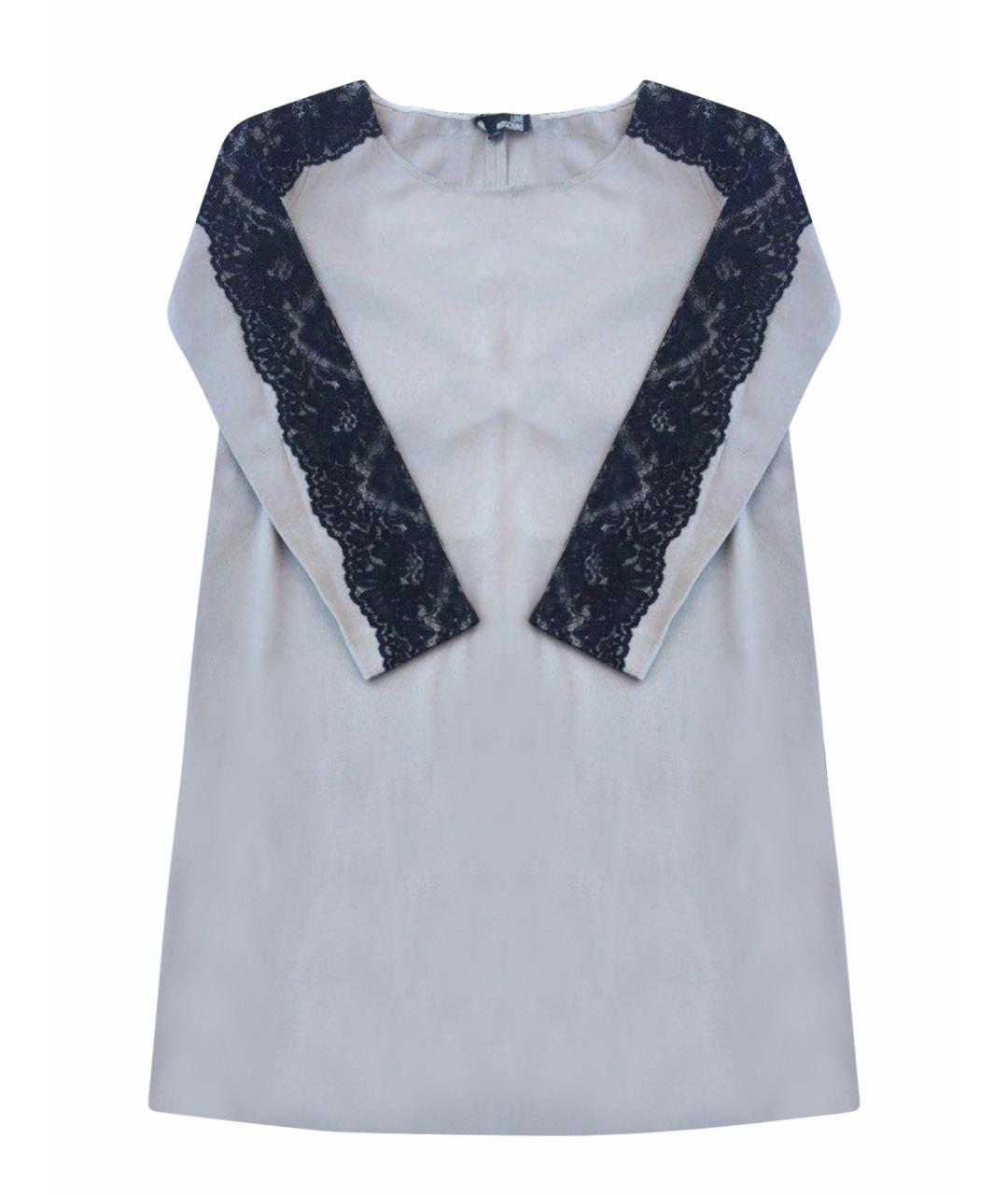 LOVE MOSCHINO Бежевое шерстяное повседневное платье, фото 1