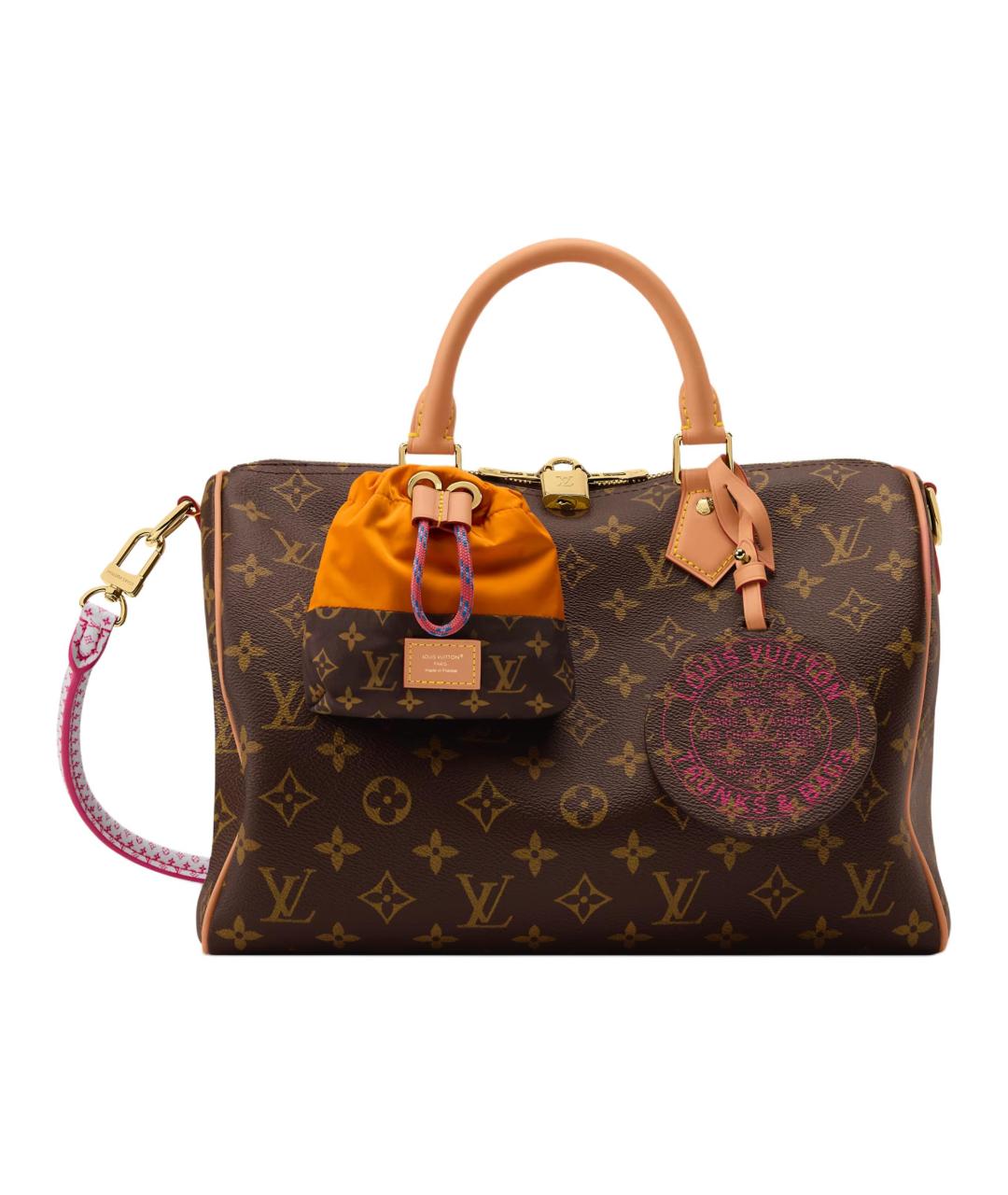 LOUIS VUITTON Коричневая сумка тоут из канвы, фото 1