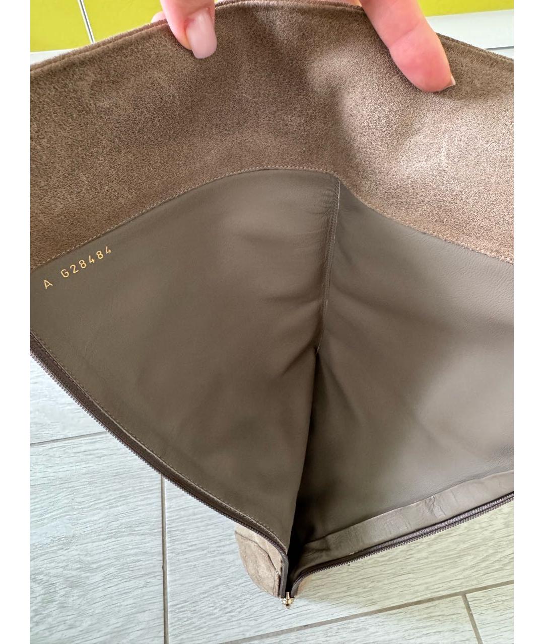 CHANEL Коричневые замшевые сапоги, фото 5