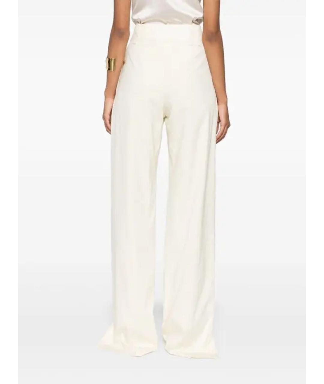 SAINT LAURENT Хлопковые брюки широкие, фото 4