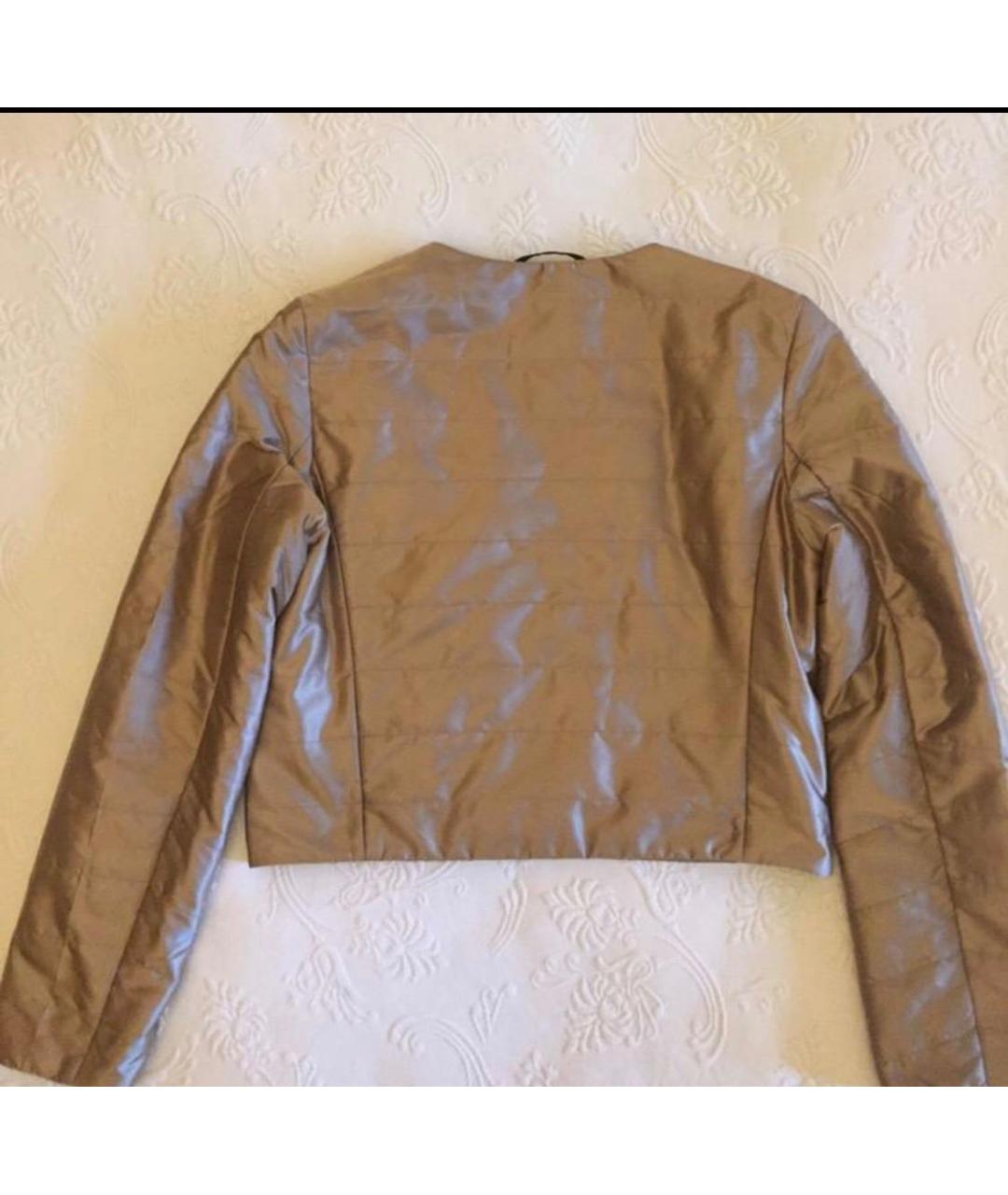 PRADA Бежевая полиэстеровая куртка, фото 2