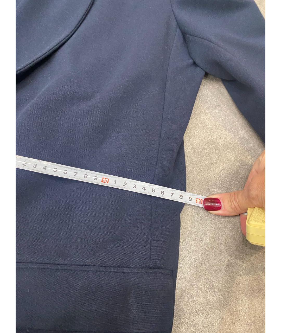 BRUNELLO CUCINELLI Темно-синий жакет/пиджак, фото 6