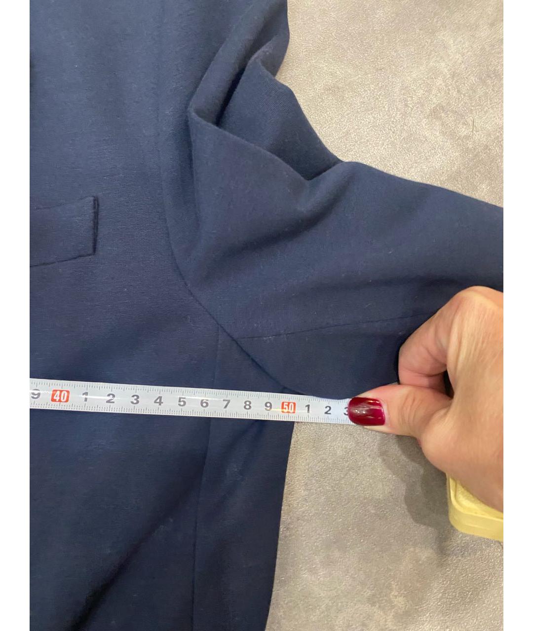 BRUNELLO CUCINELLI Темно-синий жакет/пиджак, фото 5